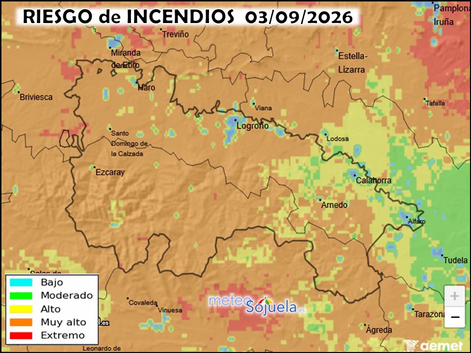 Riesgo de incendios