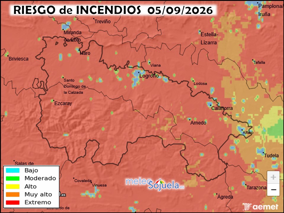 Riesgo de incendios
