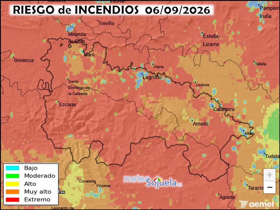 Riesgo de incendios