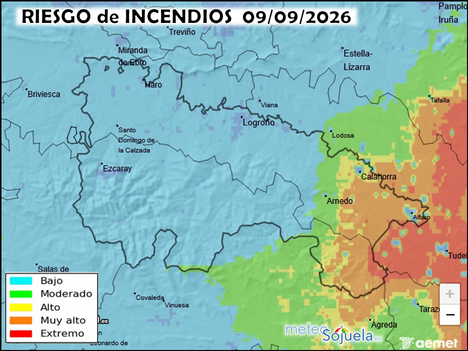 Riesgo de incendios