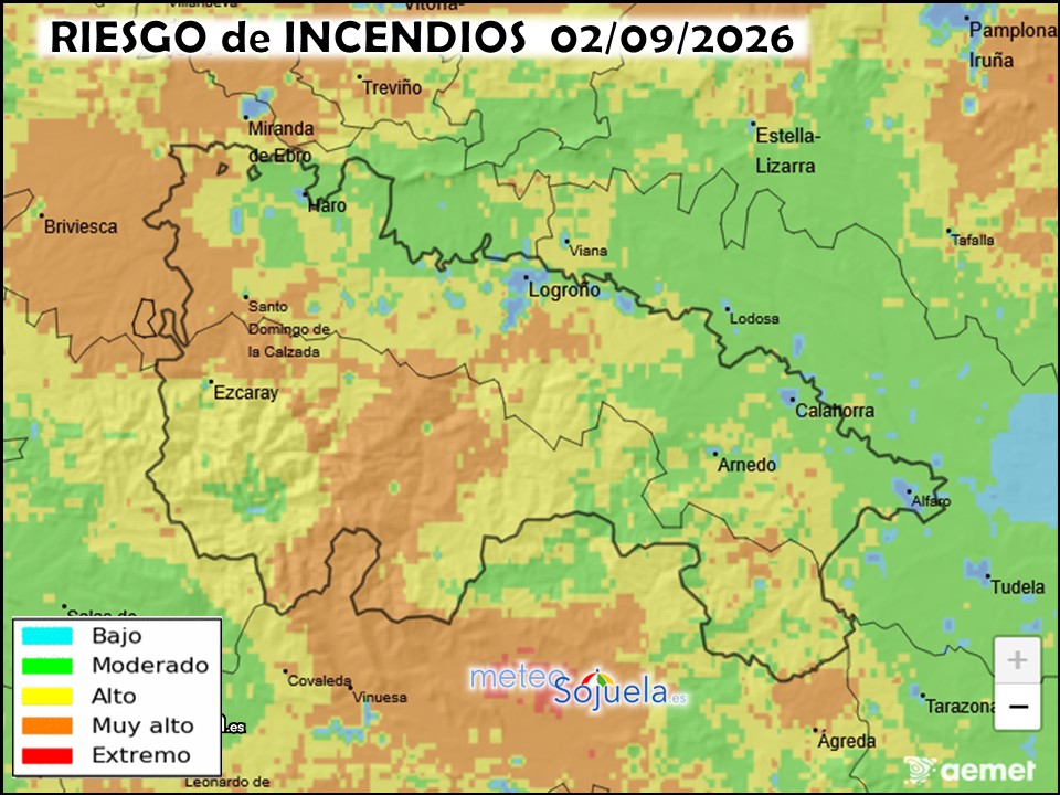 Riesgo de incendios