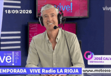 Meteosojuela en VIVE Radio La Rioja. 90.6 FM 18/09/2026