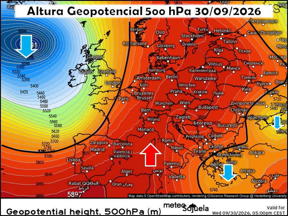 Vaguada en el Atlántico y Dorsal en el Mediterráneo