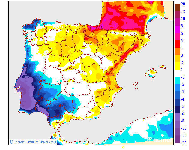 Variación de temperaturas máximas AEMET Meteosojuela 04
