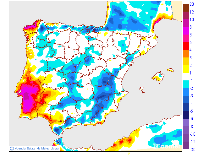 Variación de temperaturas máximas AEMET Meteosojuela 05