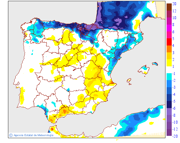 Variación de temperaturas máximas AEMET Meteosojuela 07
