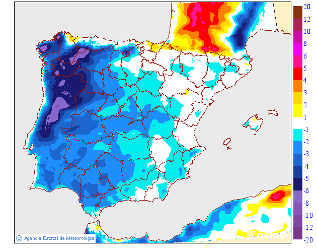 Variación de temperaturas máximas AEMET Meteosojuela 27