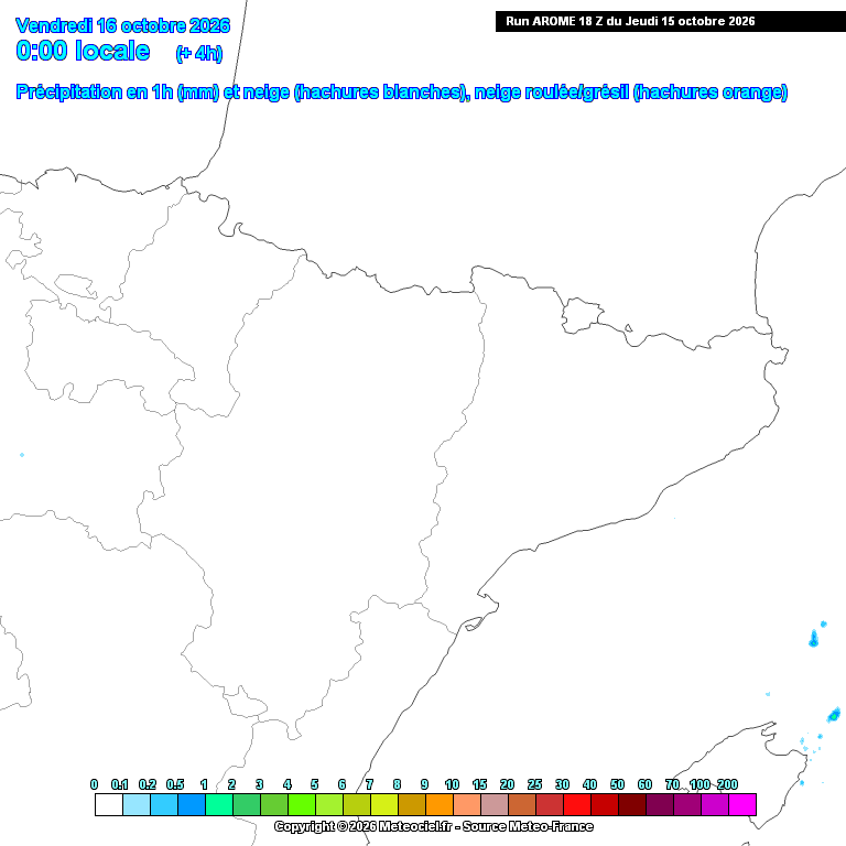 Animación evolución de las precipitaciones previstas en La Rioja