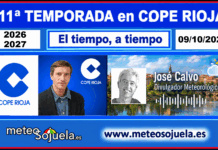 Meteosojuela en la radio. 11ª Temporada en COPE RIOJA. 09/10/2026