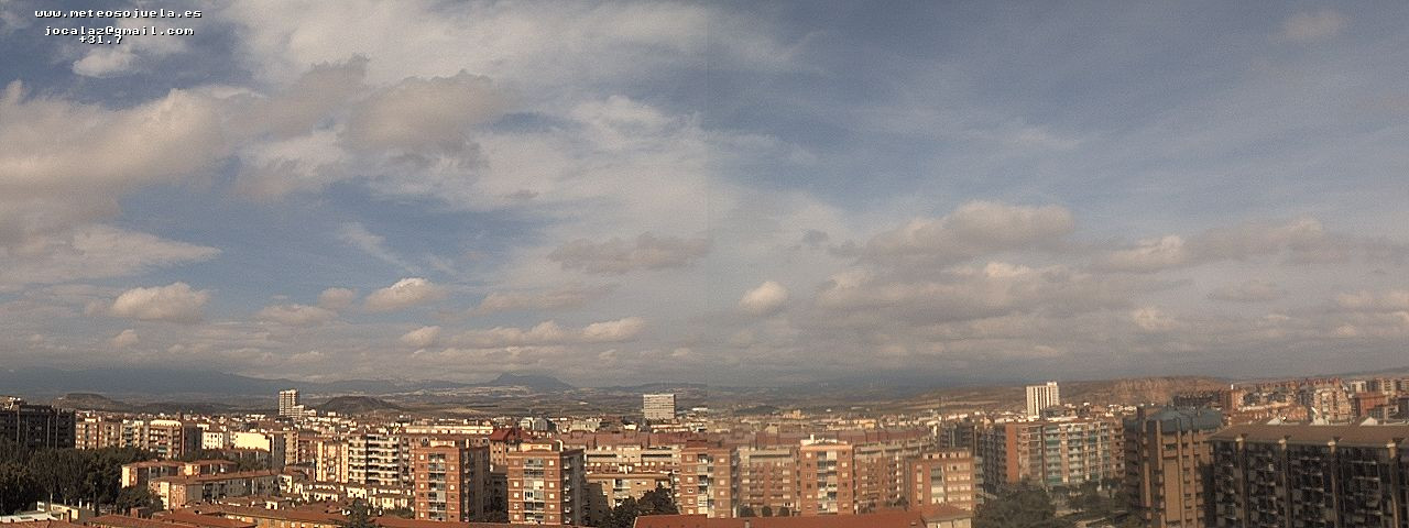 Imagen WEBCAM Logroño Intervalos de nubes y claros