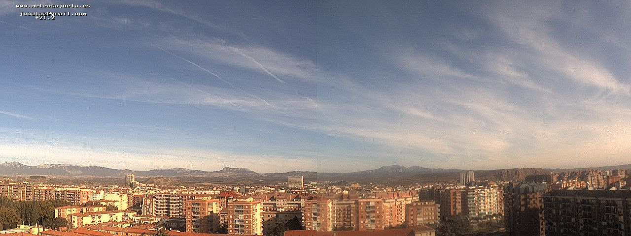Imagen WEBCAM Logroño Nubes altas