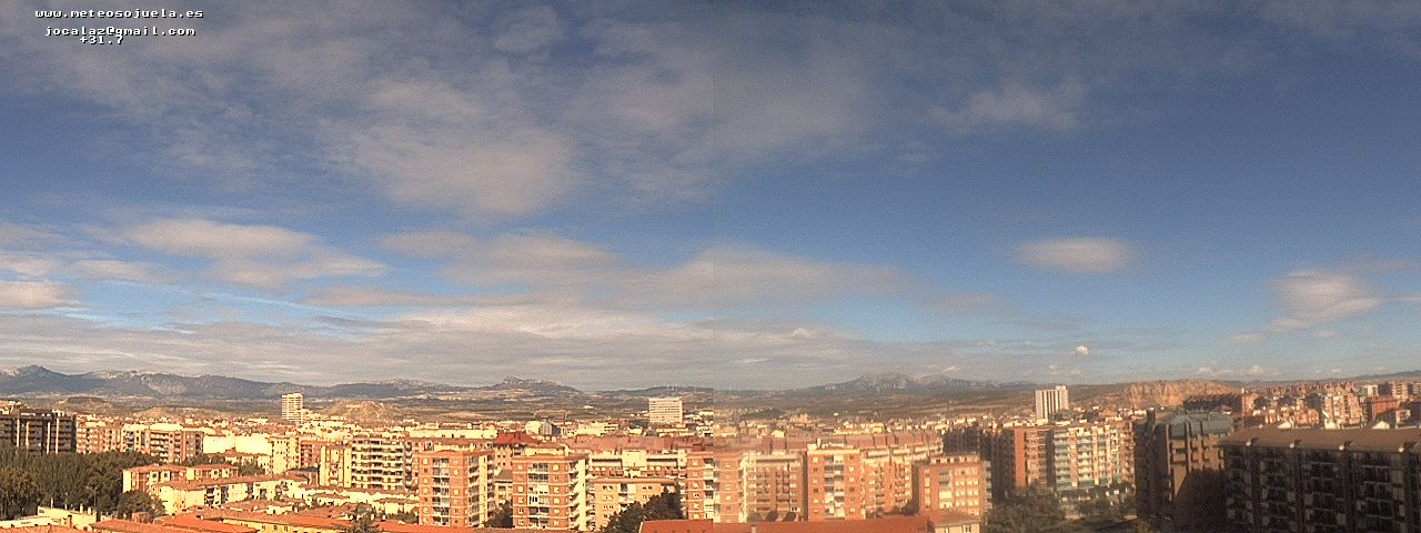 Imagen WEBCAM Logroño Nubes y claros