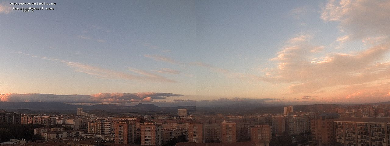 Imagen WEBCAM Logroño Poco nuboso co nubes bajas tras su paso