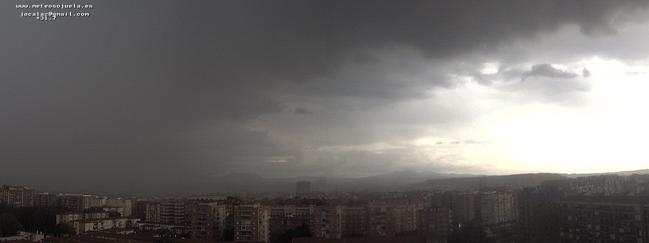 Imagen WEBCAM Logroño Tormentoso