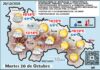 El tiempo de hoy en La Rioja. 20/10/2026. Mejoría. Mas sol y menos frío Mapa del tiempo en La Rioja. Meteosojuela