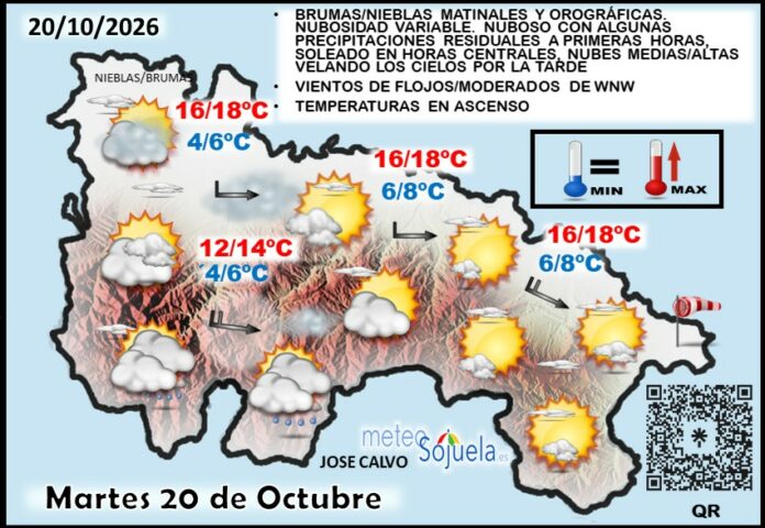 Mapa del tiempo en La Rioja. Meteosojuela Mapa del tiempo en La Rioja. Meteosojuela