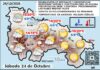 El tiempo de hoy en La Rioja. 24/10/2026. Ambiente otoñal Mapa del tiempo en La Rioja. Meteosojuela