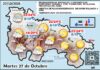 El tiempo de hoy en La Rioja. 27/10/2026. Frente debilitado Mapa del tiempo en La Rioja. Meteosojuela