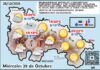 El tiempo de hoy en La Rioja. 28/10/2026. Tras el paso del frente, más sol. Mapa del tiempo en La Rioja. Meteosojuela