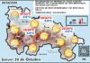 El tiempo de hoy en La Rioja. 28/10/2026. Estabilidad con nubes altas Mapa del tiempo en La Rioja. Meteosojuela