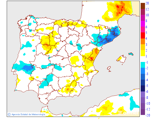 Variación de temperaturas máximas AEMET Meteosojuela 0410
