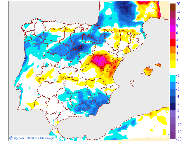 Variación de temperaturas máximas AEMET Meteosojuela 1910