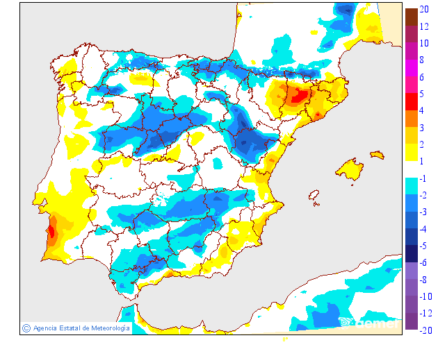Variación de temperaturas máximas AEMET Meteosojuela 23