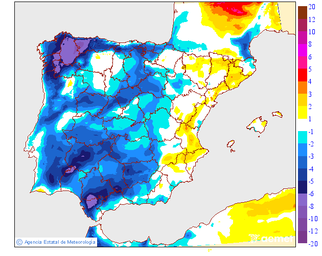 Variación de temperaturas máximas AEMET Meteosojuela 27