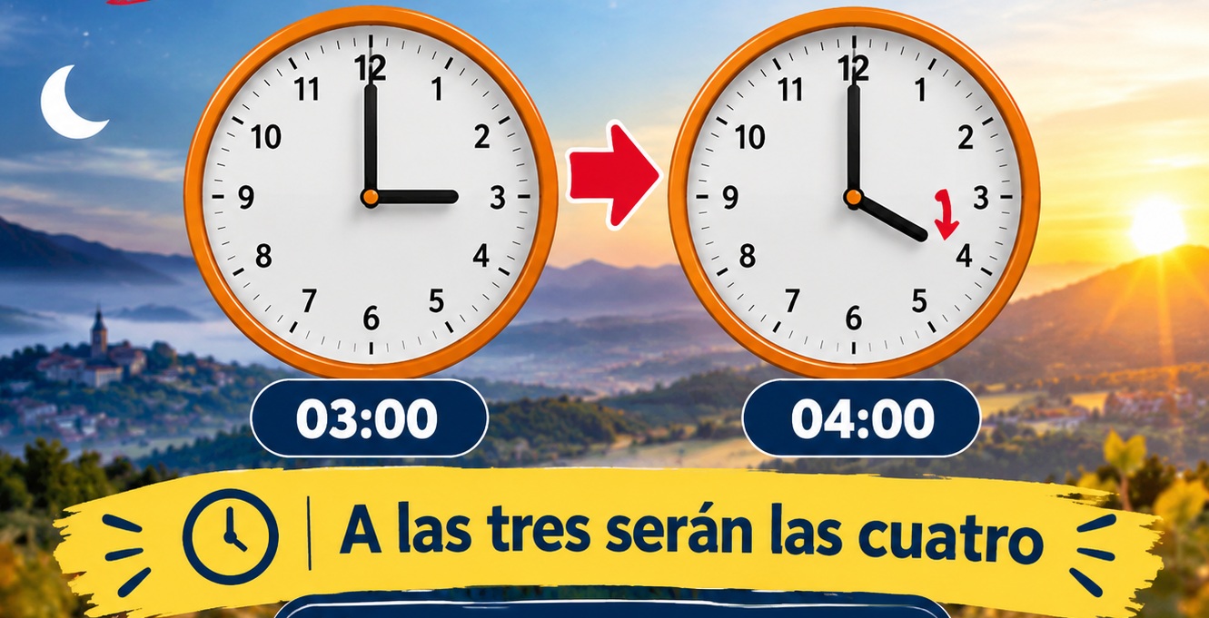 cambio hora adelanta atrasa